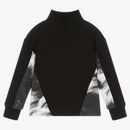 جوسي كوتور-Girls Black Zip-Up Sweatshirt | Childrensalon Outlet