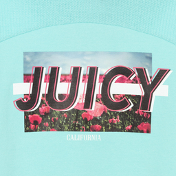 Juicy Couture-Girls Blue Cotton Hoodie | Childrensalon Outlet