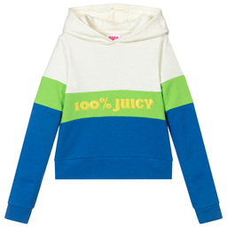 Juicy Couture-Girls Blue Logo Hoodie | Childrensalon Outlet