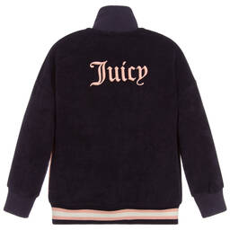 Juicy Couture-Girls Blue & Pink Zip-Up Top | Childrensalon Outlet