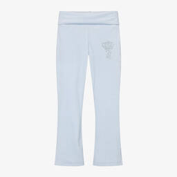 Juicy Couture-Girls Blue Velour Joggers | Childrensalon Outlet