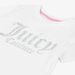 Juicy Couture-Girls Classic White Short-Sleeve Tee | Childrensalon Outlet