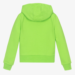 Juicy Couture-Girls Green Cotton Hoodie | Childrensalon Outlet