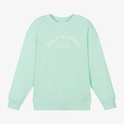 جوسي كوتور-Girls Green Cotton Sweatshirt | Childrensalon Outlet