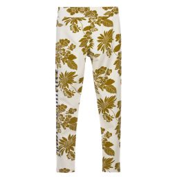 Juicy Couture-Girls Green & Ivory Leggings | Childrensalon Outlet