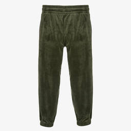 Juicy Couture-Girls Green Velour Joggers | Childrensalon Outlet