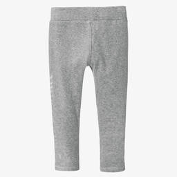 Juicy Couture-Girls Grey Velour Leggings | Childrensalon Outlet