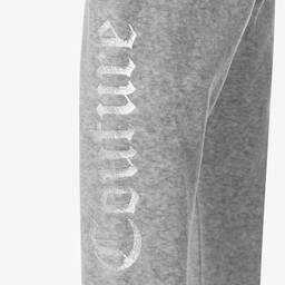 Juicy Couture-Girls Grey Velour Leggings | Childrensalon Outlet