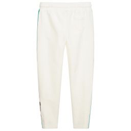 Juicy Couture-Girls Ivory Cotton Joggers | Childrensalon Outlet