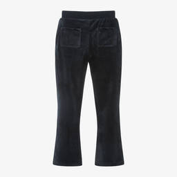 جوسي كوتور-بنطلون رياضي فلير قطيفة لون كحلي للبنات | Childrensalon Outlet