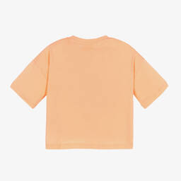 Juicy Couture-Оранжевая хлопковая футболка | Childrensalon Outlet