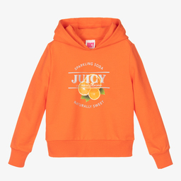 جوسي كوتور-Girls Orange Logo Hoodie | Childrensalon Outlet