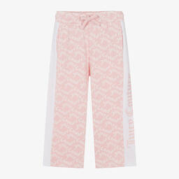 Juicy Couture-Girls Pink Cotton Joggers | Childrensalon Outlet