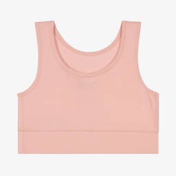 Juicy Couture-Girls Pink Cotton Racerback Crop Top | Childrensalon Outlet
