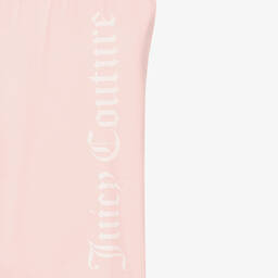 Juicy Couture-Girls Pink Cotton Shorts | Childrensalon Outlet