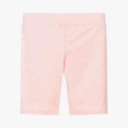 Juicy Couture-Girls Pink Cotton Shorts | Childrensalon Outlet