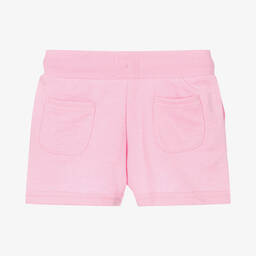 Juicy Couture-Girls Pink Cotton Shorts | Childrensalon Outlet