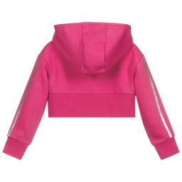 Juicy Couture-Girls Pink Cropped Zip-Up Top | Childrensalon Outlet