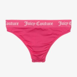 Juicy Couture-Girls Pink Logo Bikini Bottoms | Childrensalon Outlet