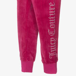 Juicy Couture-Розовые велюровые джоггеры для девочек | Childrensalon Outlet
