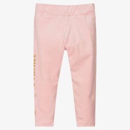 جوسي كوتور-Girls Pink Velour Leggings | Childrensalon Outlet