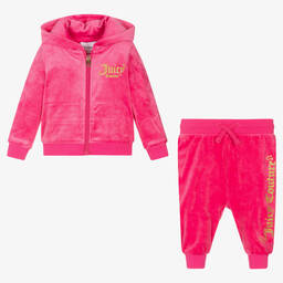 Juicy Couture - Girls Pink Velour 