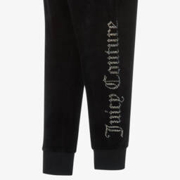 Juicy Couture-Мягкие черные велюровые брюки для девочек | Childrensalon Outlet