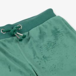 Juicy Couture-Girls Velour Flare Trousers in Green | Childrensalon Outlet