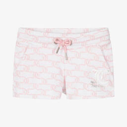 Juicy Couture-Girls White Cotton Shorts | Childrensalon Outlet