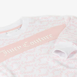 Juicy Couture-Girls White Cotton Sweatshirt | Childrensalon Outlet