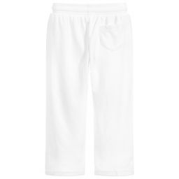 Juicy Couture-Girls White Velour Joggers | Childrensalon Outlet