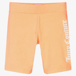 Juicy Couture-Orange Logo Cycling Shorts | Childrensalon Outlet