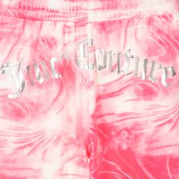 Juicy Couture-Розовые велюровые джоггеры с разводами | Childrensalon Outlet