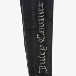 Juicy Couture-Синие велюровые джоггеры со стразами | Childrensalon Outlet