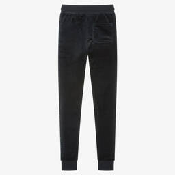 Juicy Couture-Синие велюровые джоггеры со стразами | Childrensalon Outlet