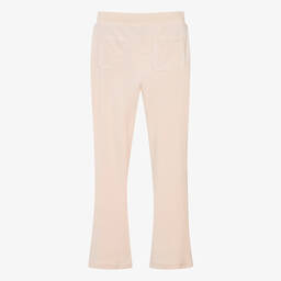 Juicy Couture-Teen Girls Blush Pink Flared Velour Joggers | Childrensalon Outlet