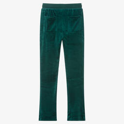 جوسي كوتور-جوغرز فلير قطيفة لون أخضر داكن تينز بناتي | Childrensalon Outlet