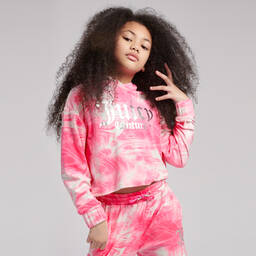Juicy Couture-Розовая велюровая худи для девочек-подростков | Childrensalon Outlet