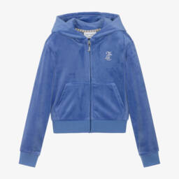 Juicy Couture - Girls Velour Pink Hoodie Jacket