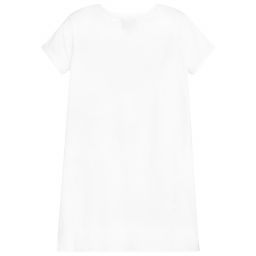 Juicy Couture-White Modal Cotton Dress | Childrensalon Outlet