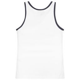 Juicy Couture-White & Navy Blue T-shirt | Childrensalon Outlet