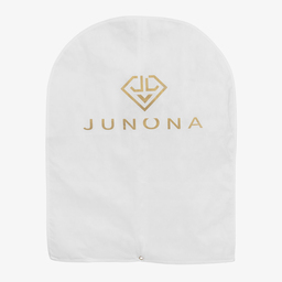 Junona-فستان ساتان لون كحلي وذهبي بطبعة ورود | Childrensalon Outlet