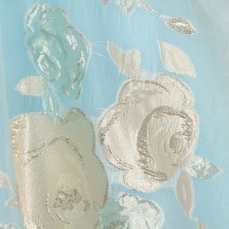 Junona-Золотисто-голубое жаккардовое платье | Childrensalon Outlet