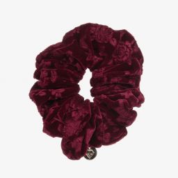 Junona-Burgundy Red Velvet Scrunchie | Childrensalon Outlet