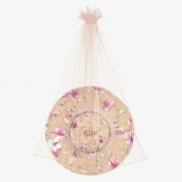 Junona-قبعة قش لون بيج للبنات | Childrensalon Outlet