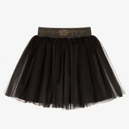 جونونا-Girls Black Tulle Skirt | Childrensalon Outlet