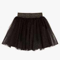 جونونا-Girls Black Tulle Skirt | Childrensalon Outlet