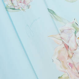 Junona-Girls Blue Floral Maxi Dress | Childrensalon Outlet