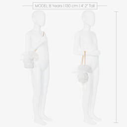 Junona-Girls Elegant White Feather Pouch | Childrensalon Outlet