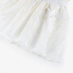 Junona-Girls Elegant White Tulle Gown | Childrensalon Outlet